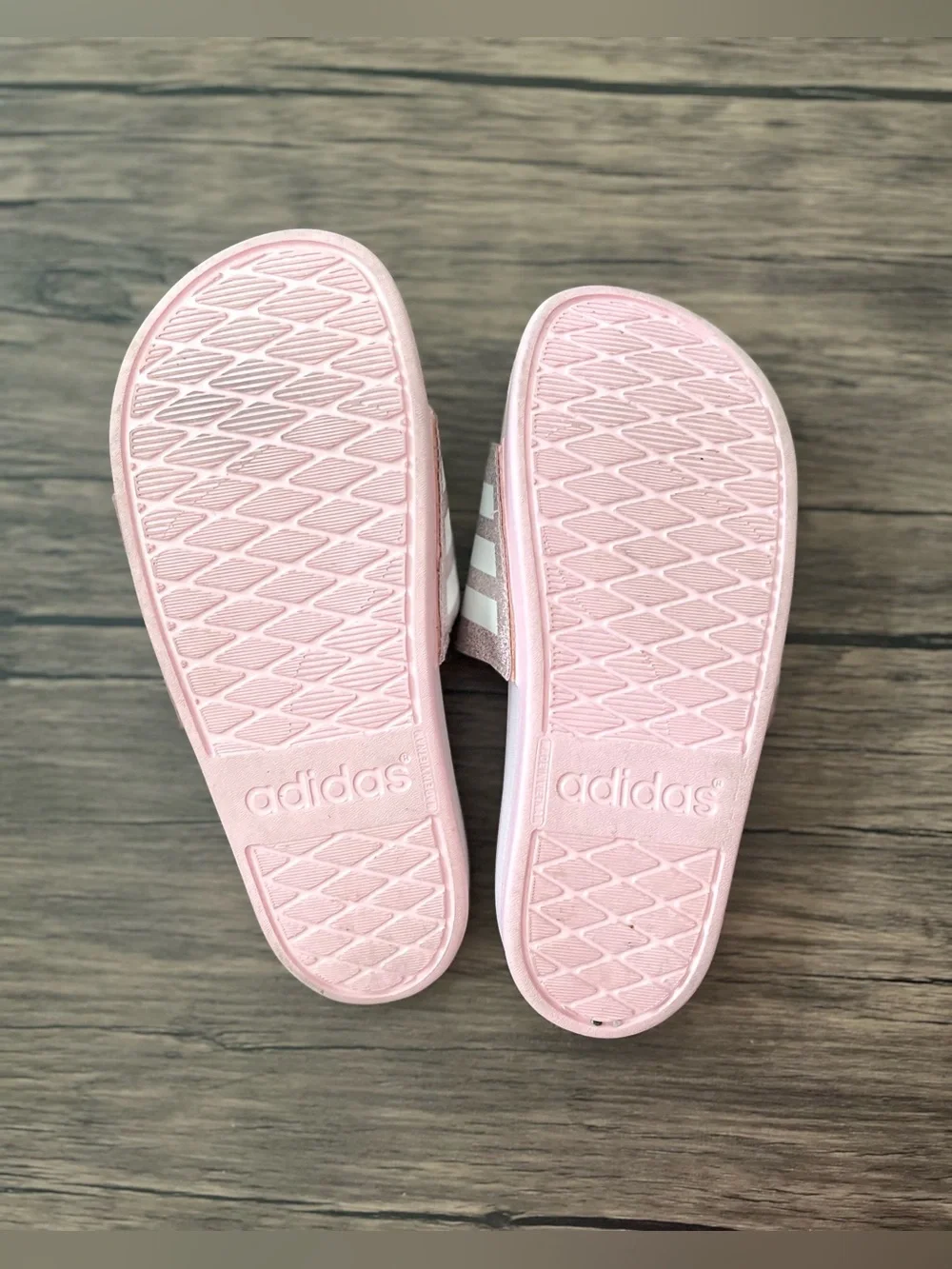 adidas sparkly pink